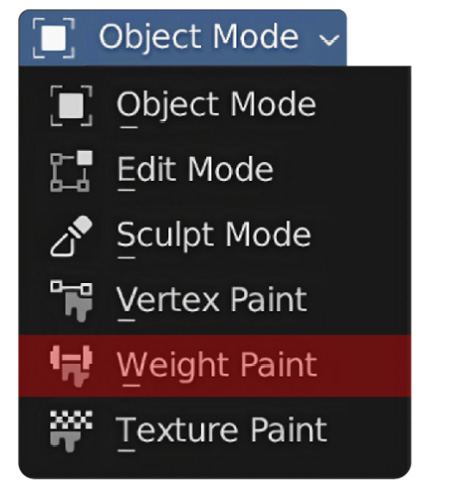 Figure 13.15: Weight Paint