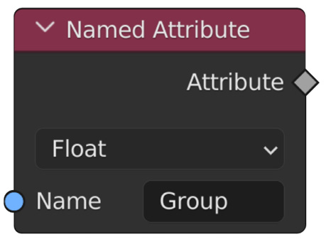 Figure 13.16: The Named Attribute node