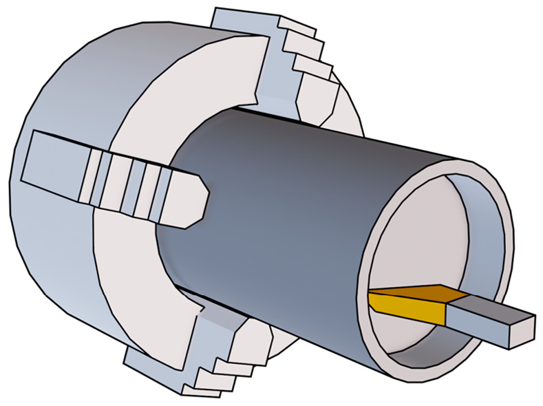 Figure 1.4: Internal machining example