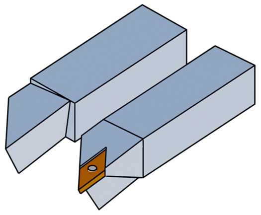 Figure 1.23: Insert versus solid tool