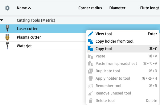 Figure 13.5: Copy tools