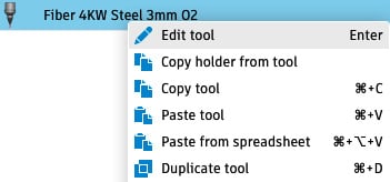 Figure 13.6: Edit tool