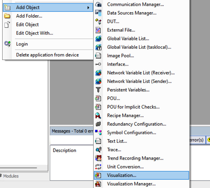 Figure 11.3 – Adding an HMI to a project