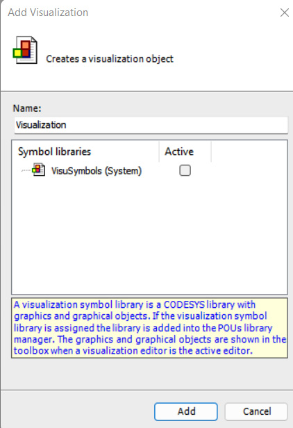 Figure 11.4 – Add screen