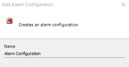 Figure 14.2 – Alarm configuration wizard