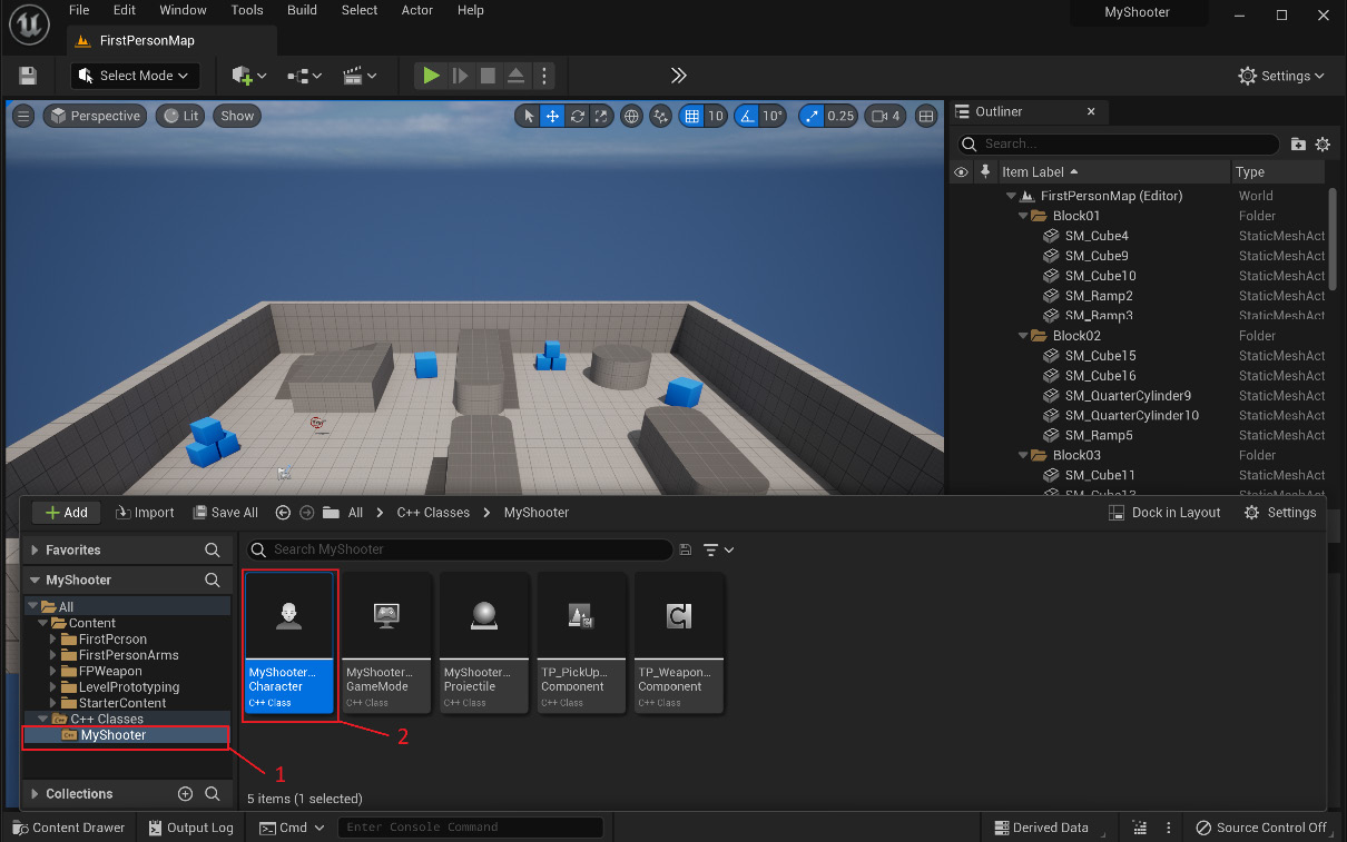 Figure 2.2 – Starting VS in Unreal Engine