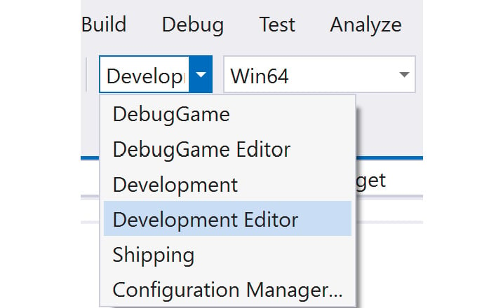 Figure 4.24 – Visual Studio Solution Configurations