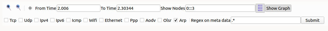 Figure 1.22 – Select the Arp option to view ARP packets exchange