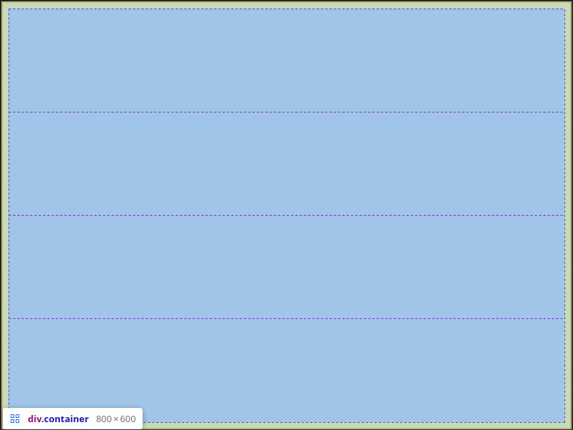 Figure 1.3 – Chrome’s inspector showing us the different grid slots