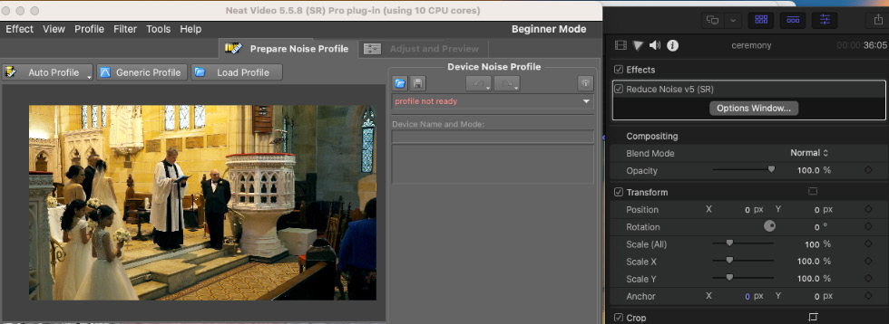  Figure 10.7 – The Neat Video Reduce Noise panel