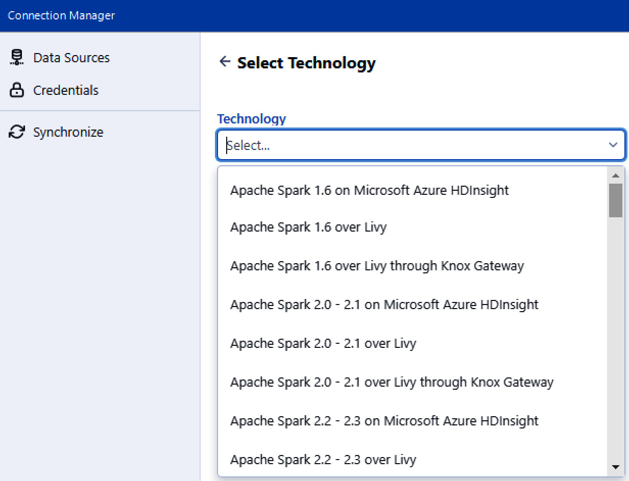 Figure 2.39: Technology selection for new connections