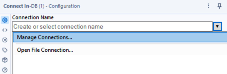 Figure 2.50: In-DB connection