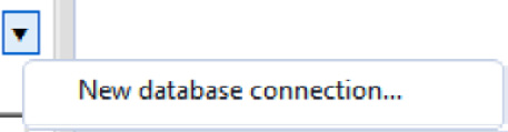 Figure 2.52: New database connection…