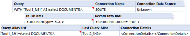 Figure 2.60: Results for Dynamic Output In-DB