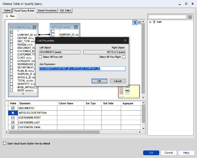 Figure 2.61: Configuring the relationships