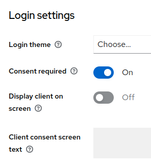 Figure 5.5 – Requiring consent for a client