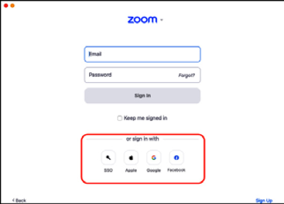 Figure 1.4: Sign-in options