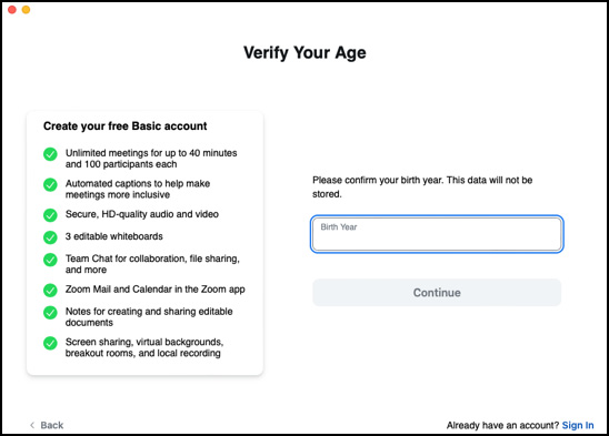 Figure 1.6: Age verification