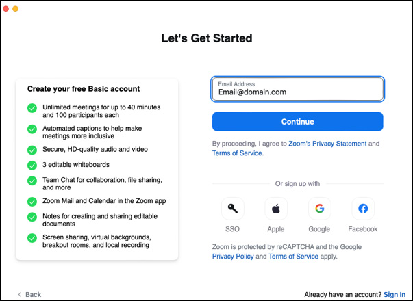 Figure 1.7: Email address