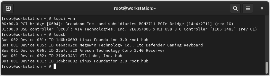 Figure 5.15 – Identifying the network device