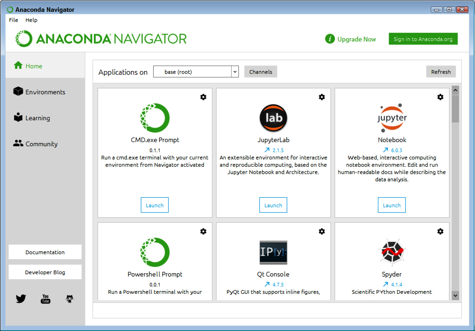 Figure 1.5 – Anaconda provides you with access to a wide variety of tools