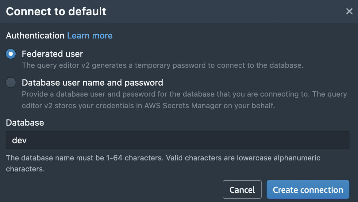 Figure 1.15 – Creating a connection to your workgroup