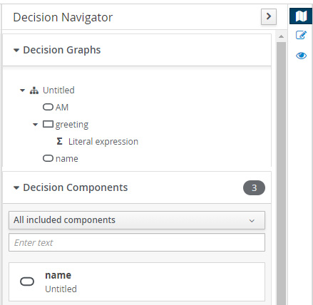 Figure 3.27 – Decision Navigator view