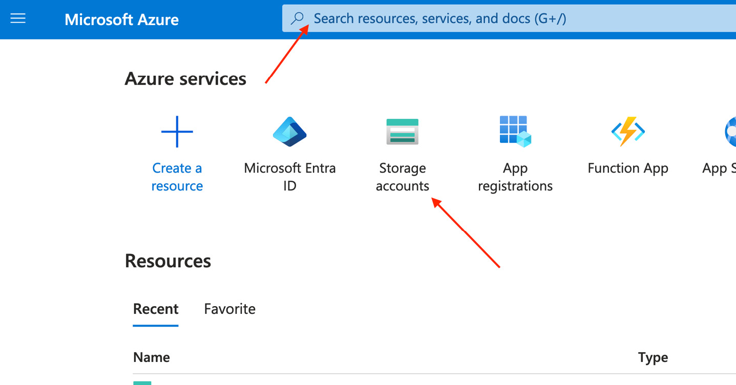 Figure 11.18 – Azure home screen