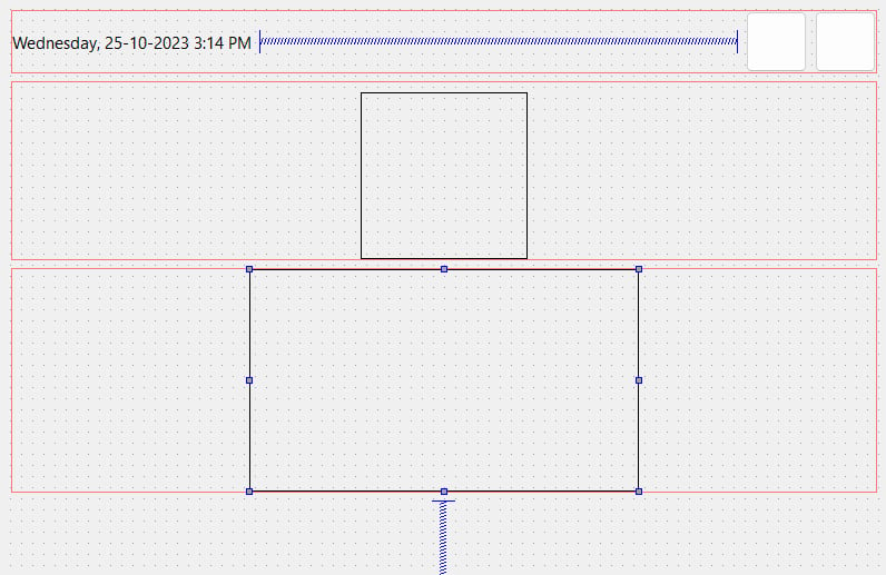 Figure 1.9 – Constructing the frame for the login form