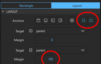 Figure 1.28 – Setting the alignment and margin