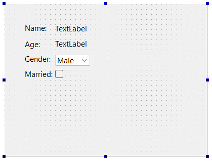 Figure 12.10 –  Setting the text properties