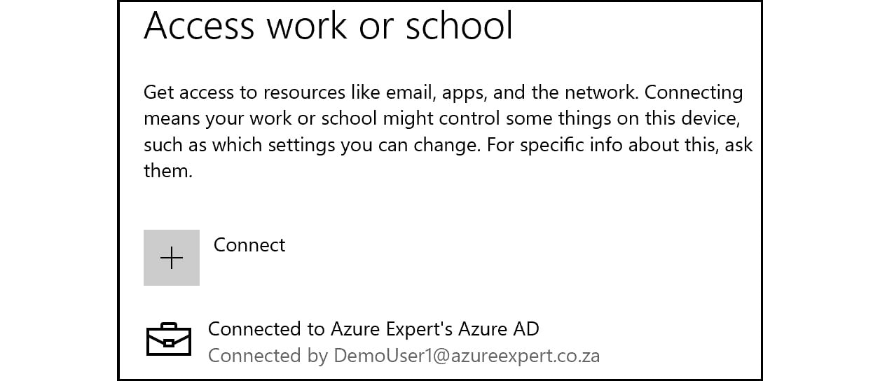 Figure 2.28: Your connected organization on Microsoft Entra