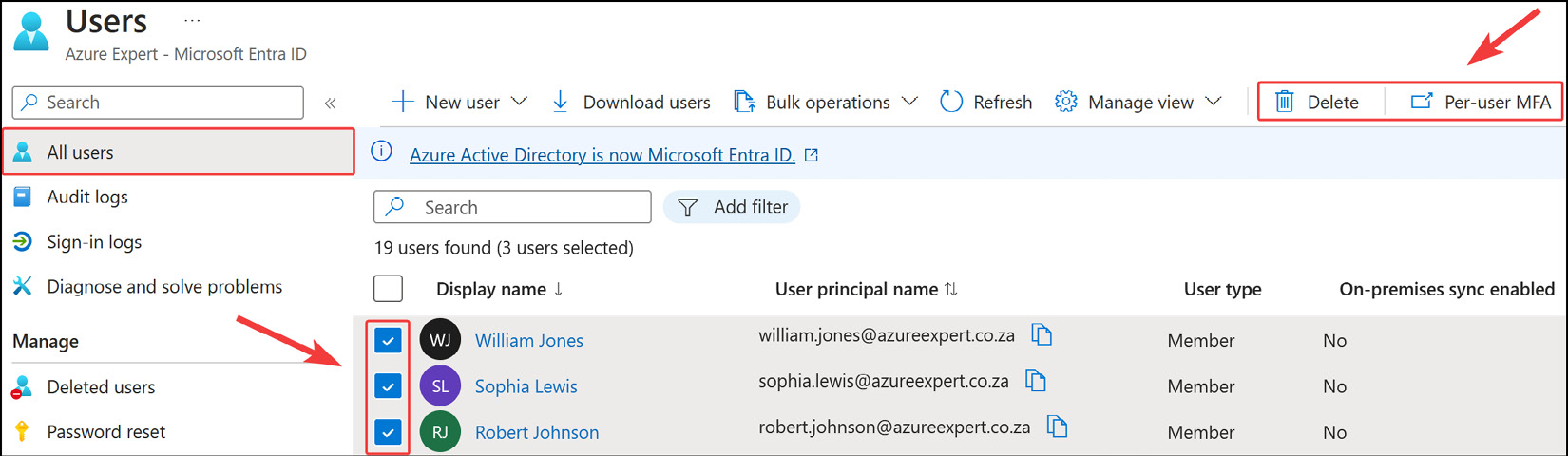 Figure 2.41: An alternative bulk user d﻿elete method