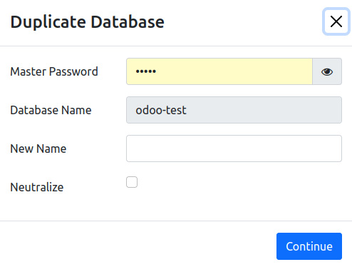 Figure 1.8 – The Duplicate Database dialog