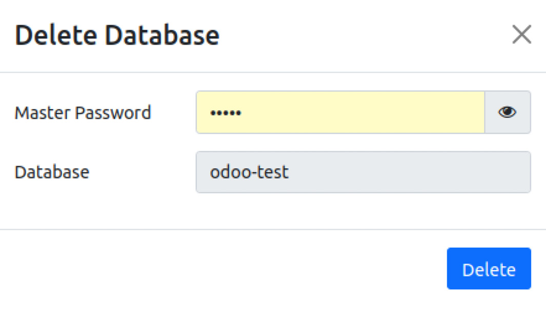 Figure 1.9 – The Delete Database dialog