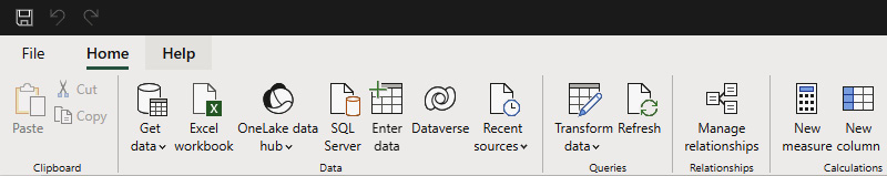 Figure 6.1 – Locating the Transform data button in the Home tab