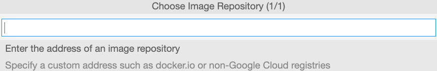 Figure 3.14 – Choose Image Repository