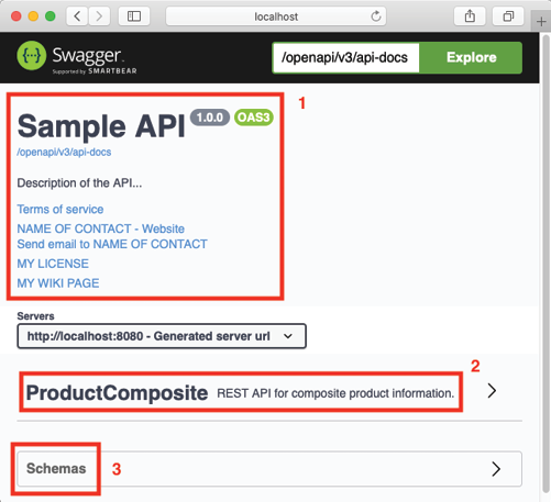 Figure 5.2: OpenAPI documentation with the Swagger UI viewer