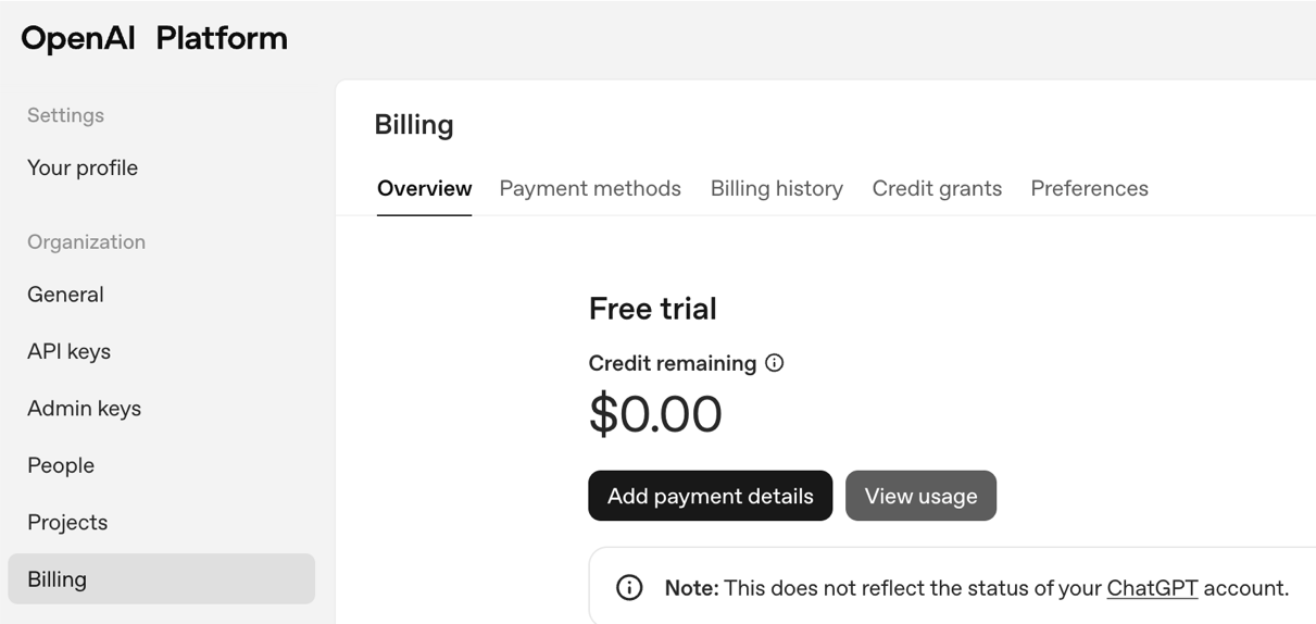 Figure 11.1: Enter your payment details