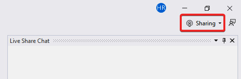 Figure 10.3 – VS with a live session in Live Share