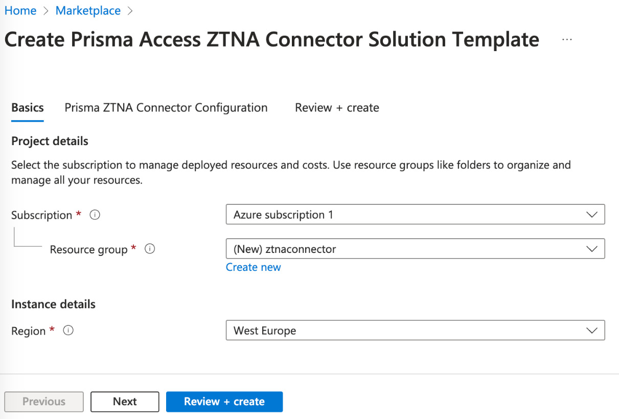 Figure 11.14 – Creating a connector VM