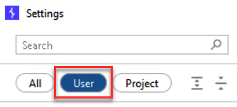 Figure 3.66 – Inside the pop-out window, make sure User is highlighted