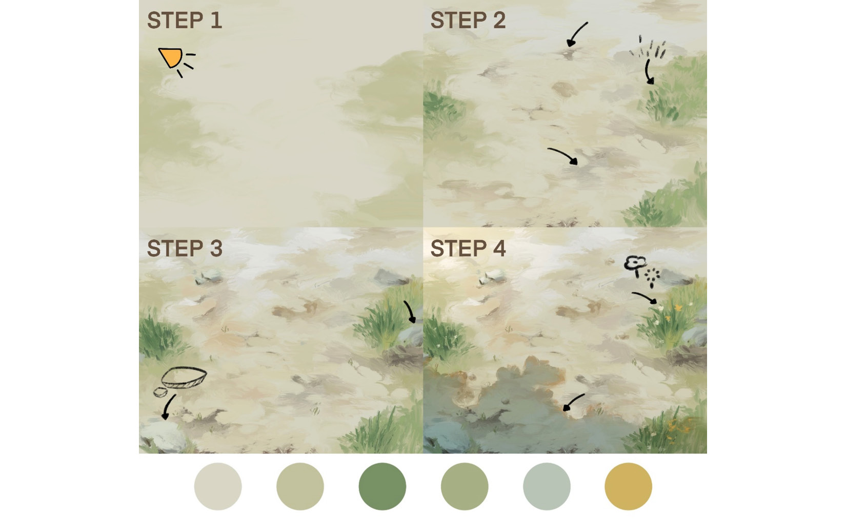 Figure 2.6 &ndash; Drawing gravel 