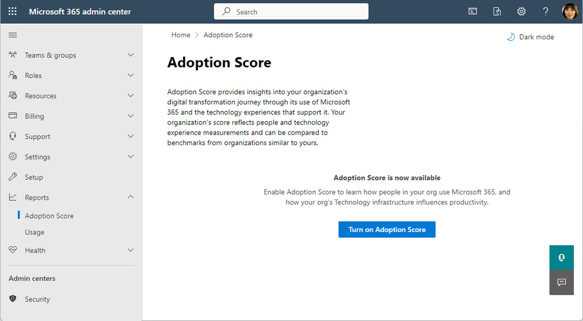 Figure 1.31 – Enabling Adoption Score