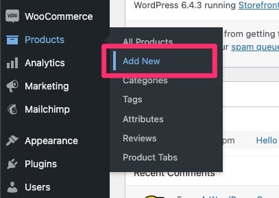 Figure 12.8: Adding a new product