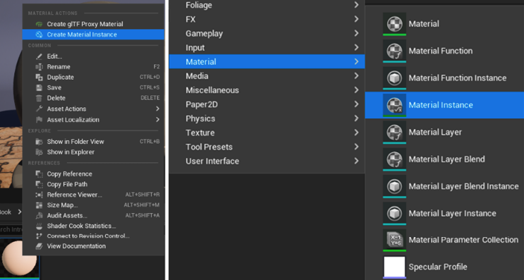 Figure 8.31 – Create Material Instance
