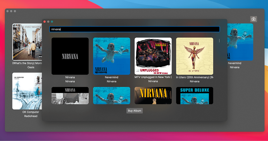 Figure 3.11: Music Store App user interface