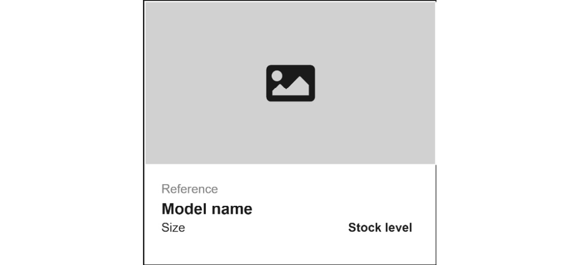 Figure 5.6 – Product tile