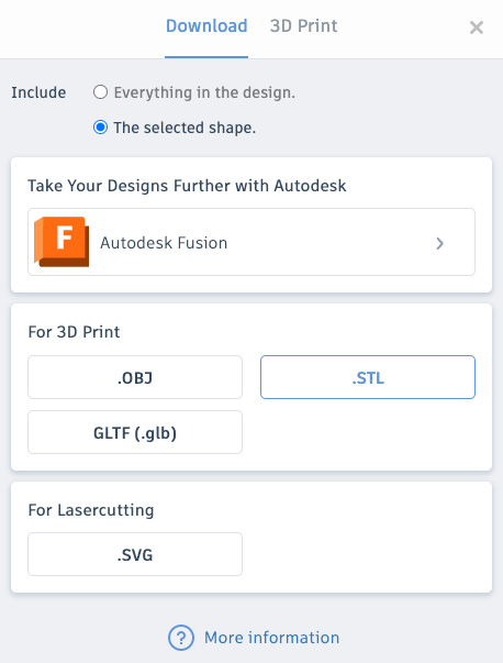 Figure 15.30: Options for downloading our models