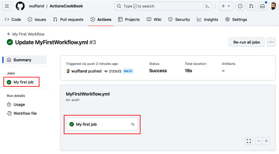 Figure 1.17 – The workflow summary page